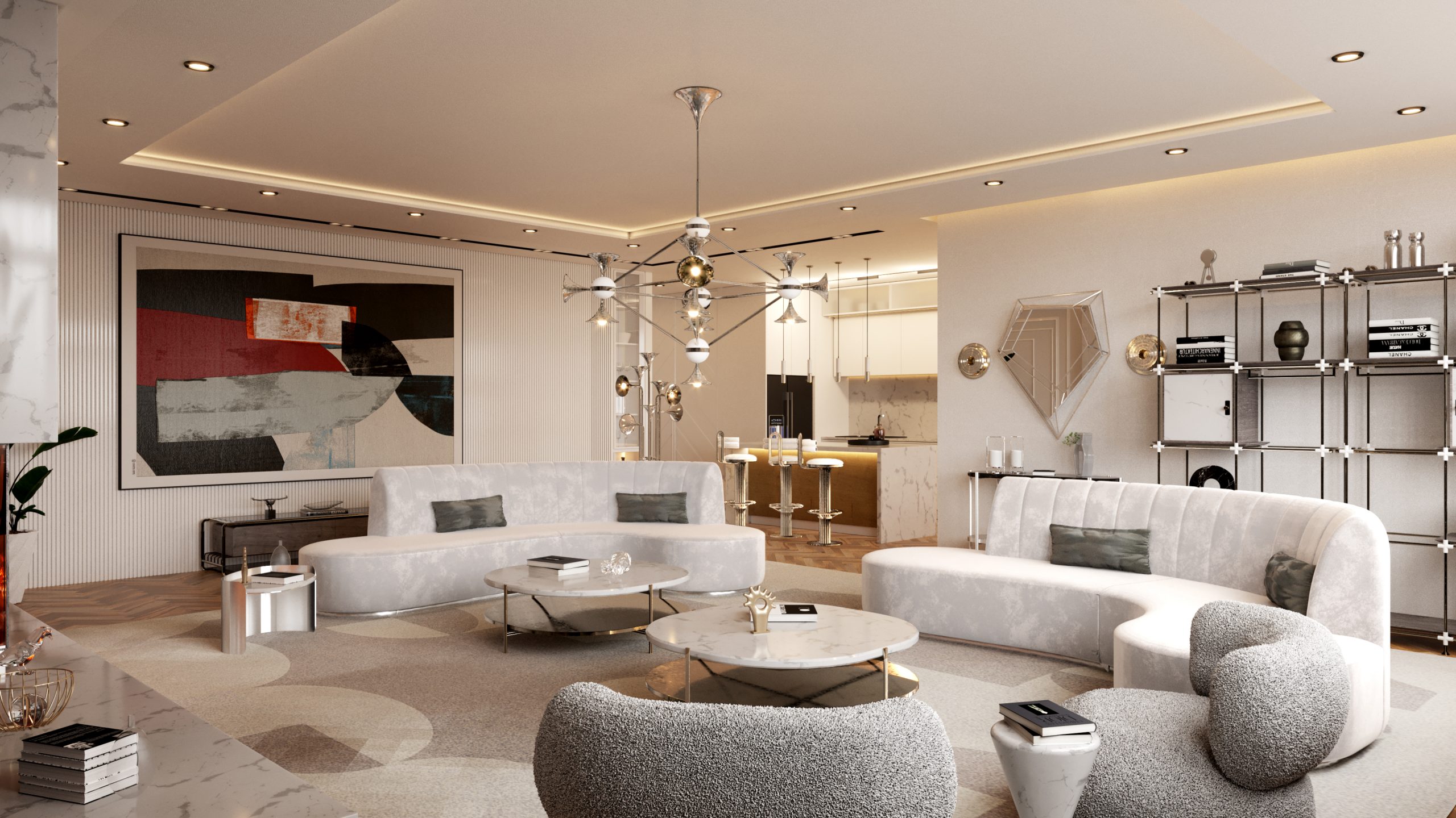 Neutral Living Room In Our Million Dollar NYC Apartment