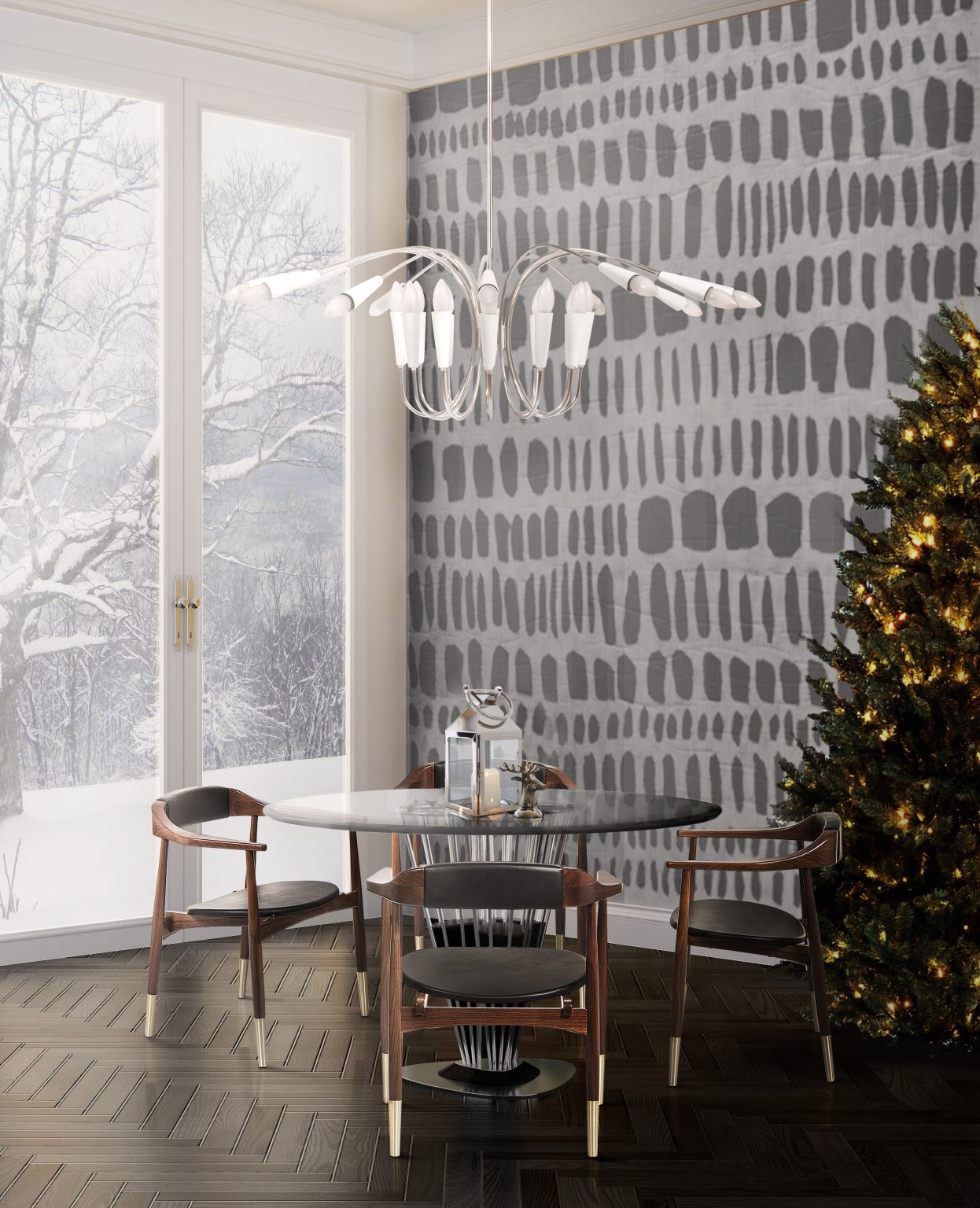 A DREAMY CHRISTMAS DINING ROOM SET