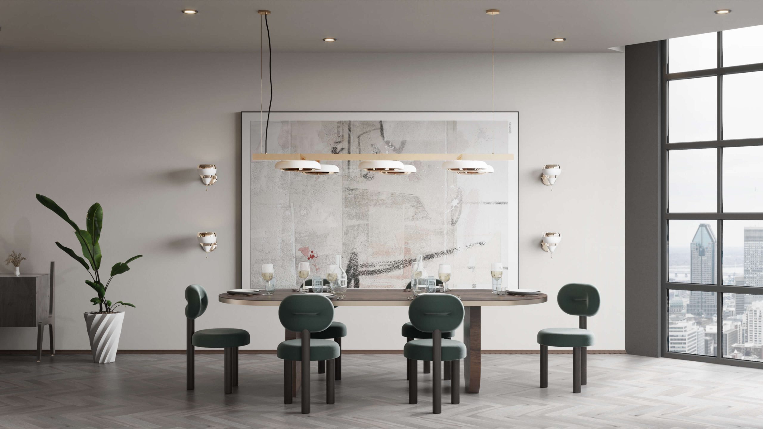 A LUXURY DINING ROOM NOT TO MISS