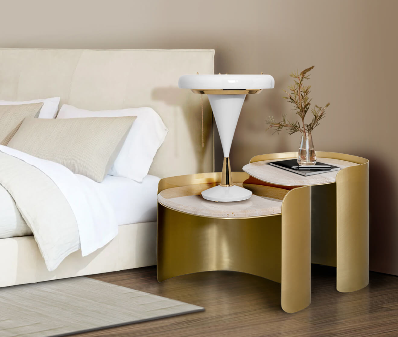 A BEAUTIFUL BEDROOM COMBINATION