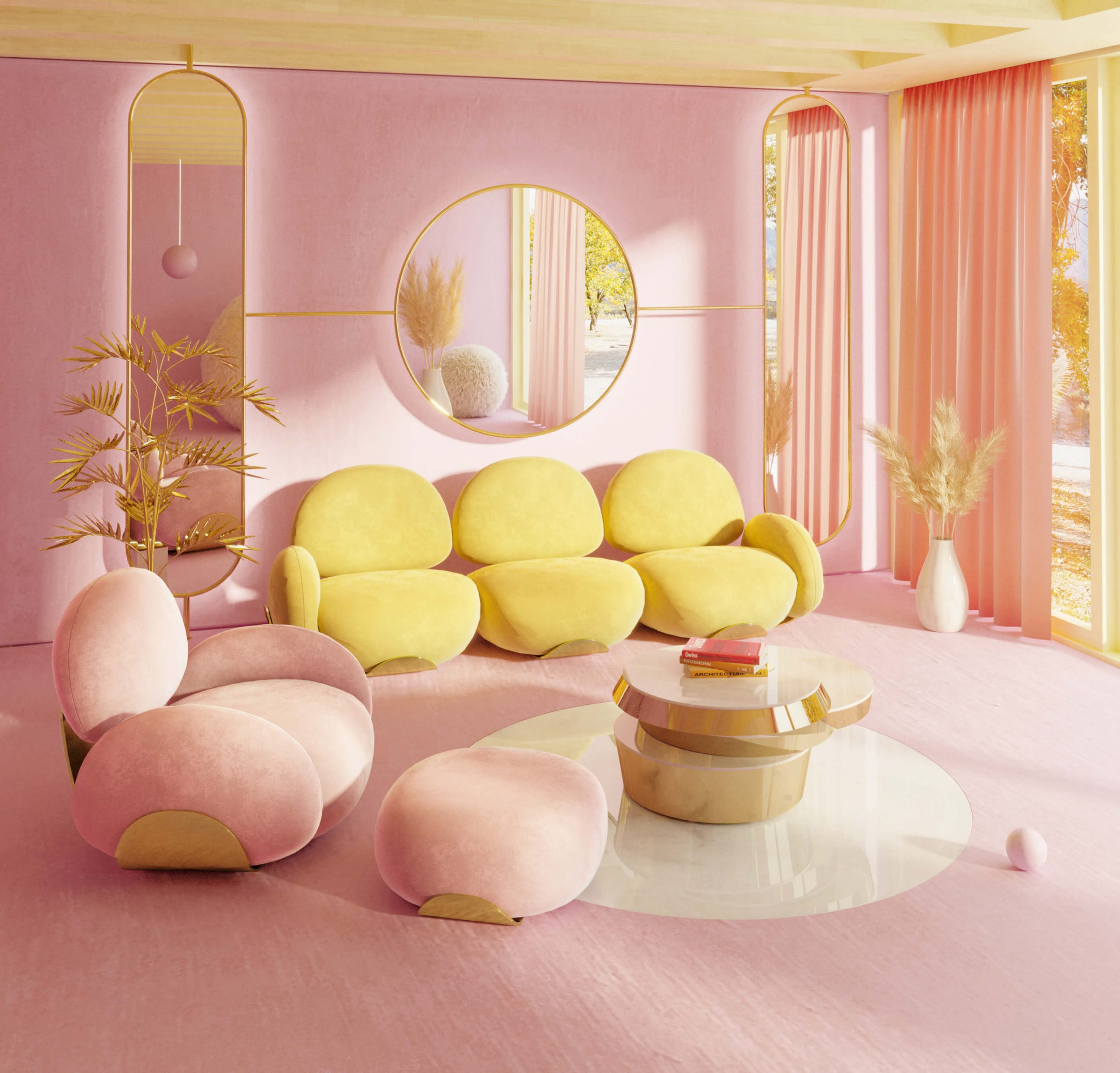 A COLOURFUL LIVING AREA IMPOSSIBLE TO IGNORE
