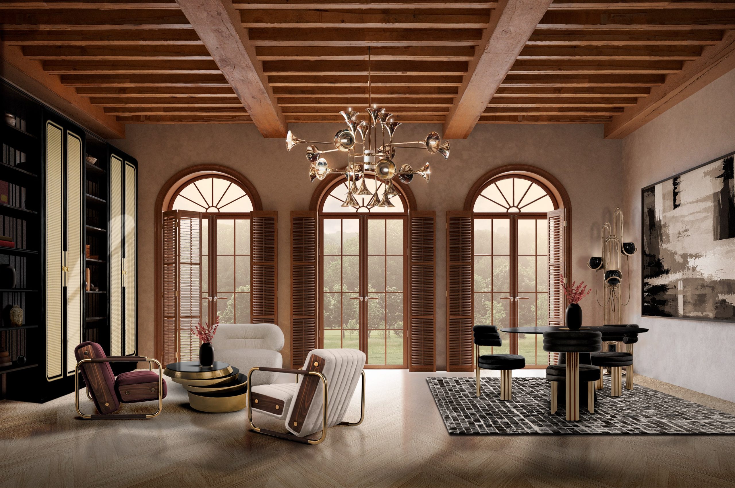 AN AMAZING LIVING AND DINING OPEN SPACE